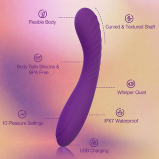Kinsa Realistic Silicone Intimate Massager