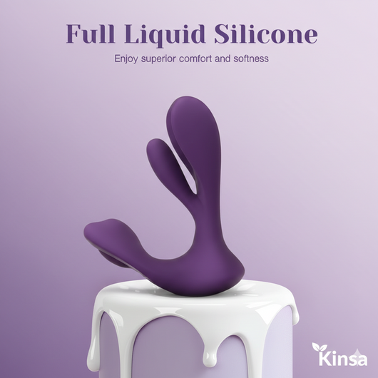 Kinsa Wearable Rabbit Vibrator With Dual Stimulation