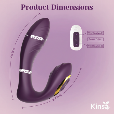 Kinsa Flexible Wearable Panty Vibration Toy