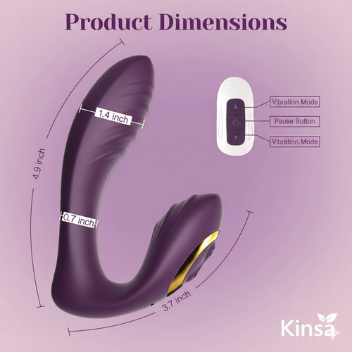 Kinsa Flexible Wearable Panty Vibration Toy