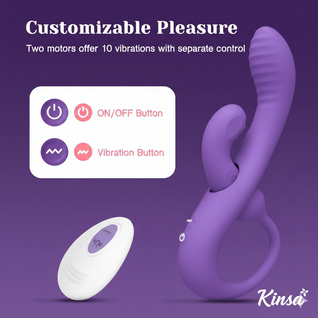 Kinsa Rabbit Vibrator For Clitoral And G-Spot