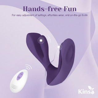 Kinsa Wearable Rabbit Vibrator With Dual Stimulation