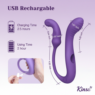 Kinsa Rabbit Vibrator For Clitoral And G-Spot